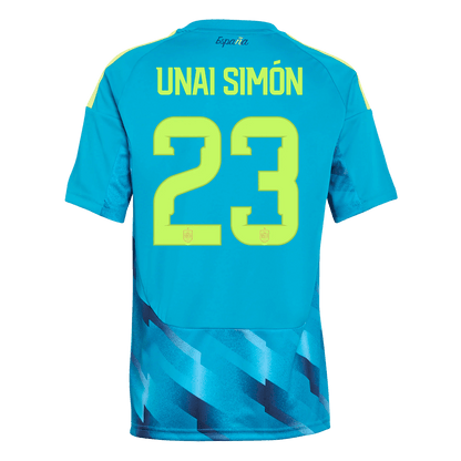 UNAI SIMÓN #23 Espagne Gardien Maillot 2026 Bleu