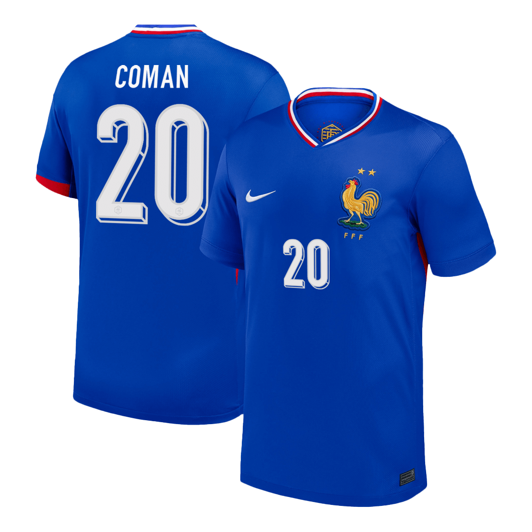COMAN #20 France Domicile Maillot 2024 Bleu