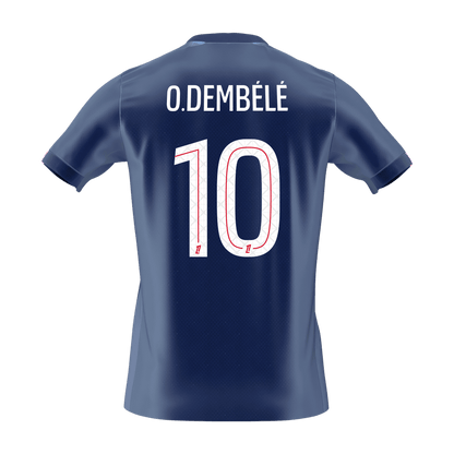 O.DEMBÉLÉ #10 Les Parisiens Domicile Maillot 2025/26 Bleu marine - Super