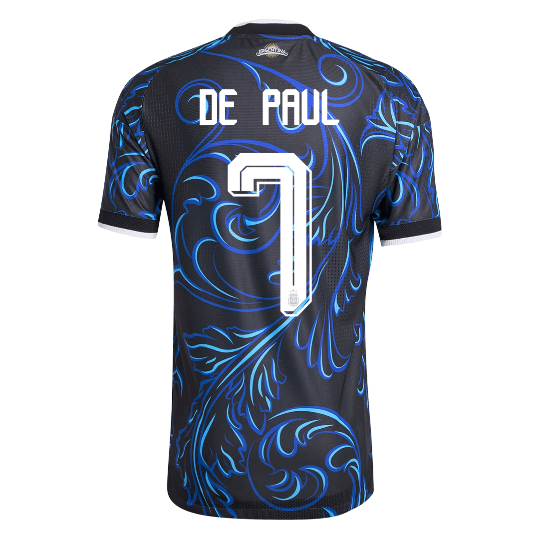 DE PAUL #7 Argentine Extérieur Maillot 2026 Noir Joueur