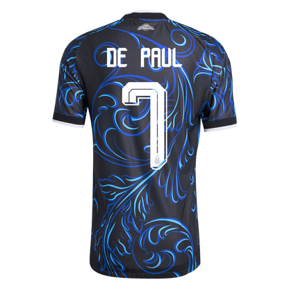DE PAUL #7 Argentine Extérieur Maillot 2026 Noir Joueur