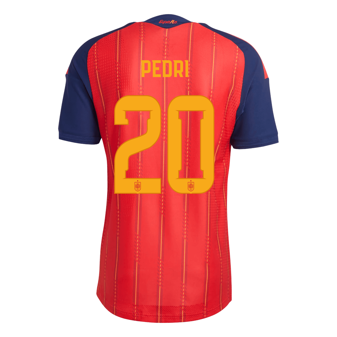 PEDRI #20 Espagne Domicile Maillot 2026 Rouge Joueur