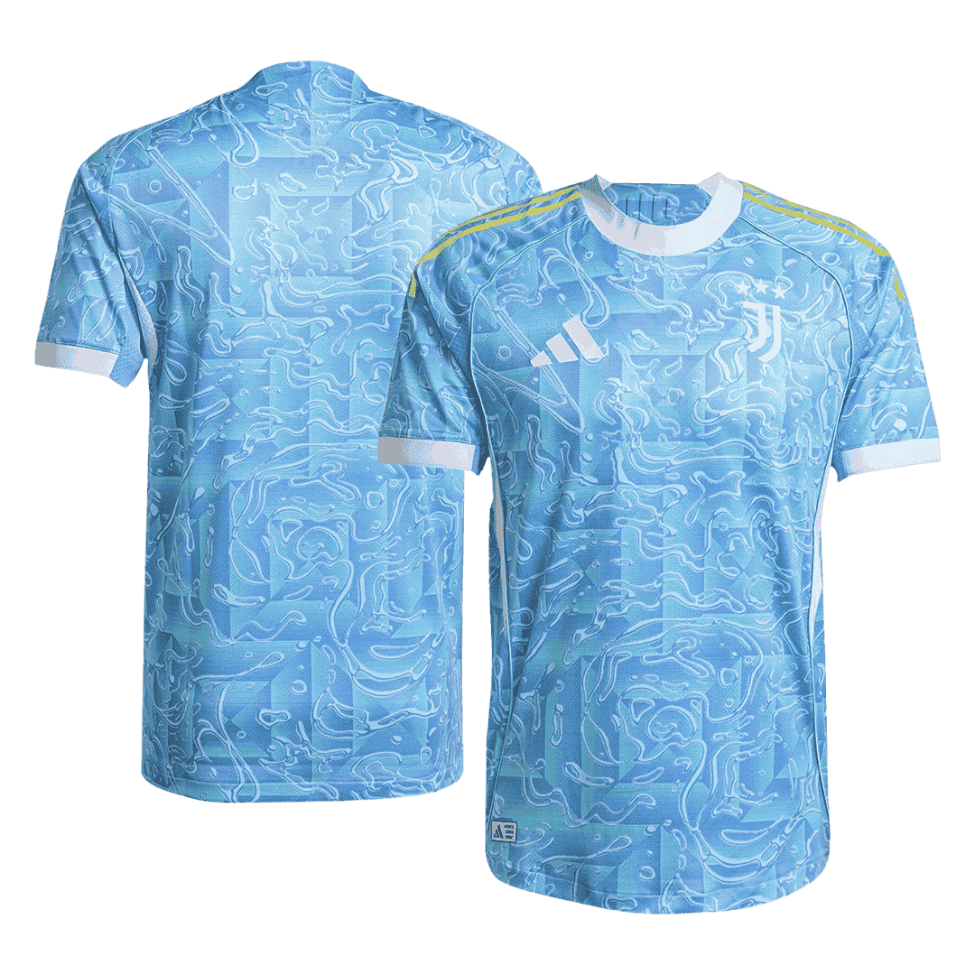 Juventus Extérieur Maillot 2025/26 Bleu Joueur