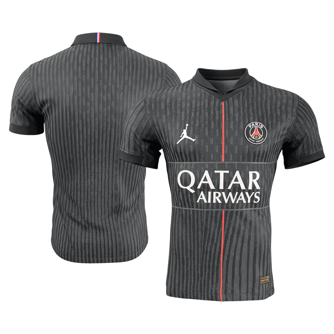 Les Parisiens Fourth Maillot 2025/26 Noir Joueur