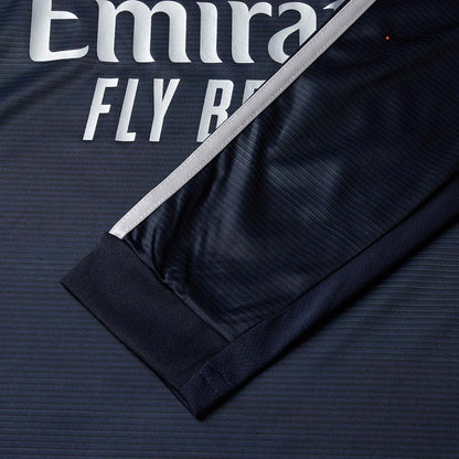 Real Madrid Extérieur Maillot Manches Longues 2025/26 Bleu marine