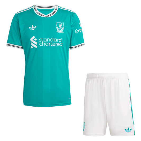Liverpool Third Maillot Kit 2025/26 Vert