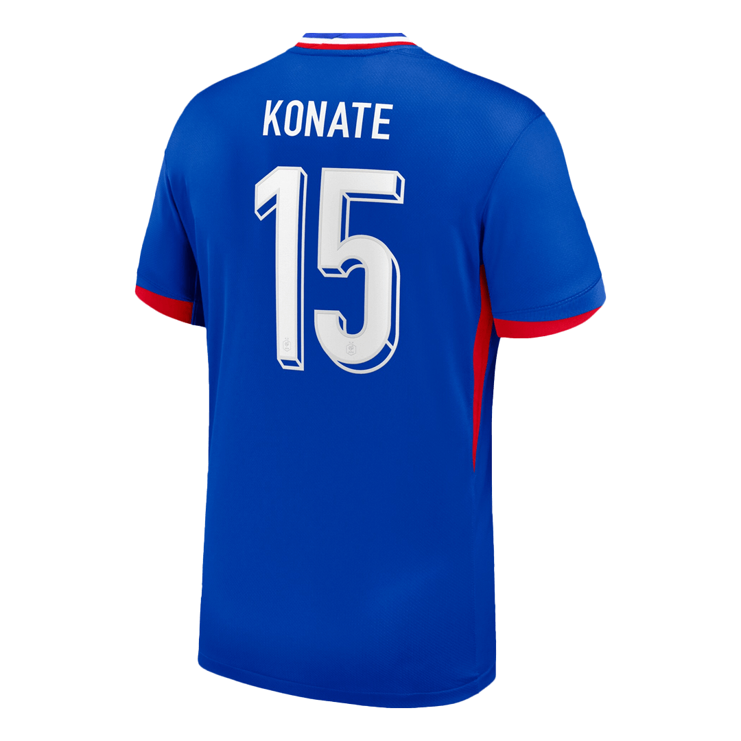 KONATE #15 France Domicile Maillot 2024 Bleu
