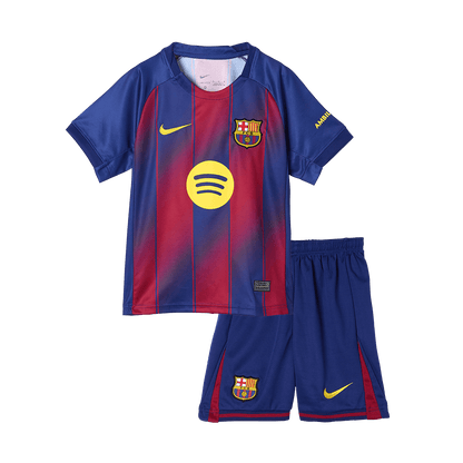 Kids Barcelone Domicile Maillot Kit 2025/26 Rouge&Bleu - Super