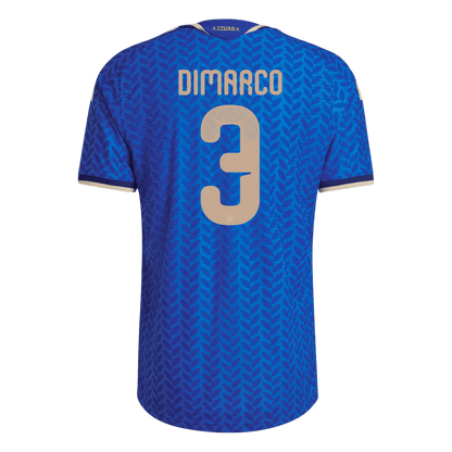 DIMARCO #3 Italie Domicile Maillot 2026 Bleu Joueur
