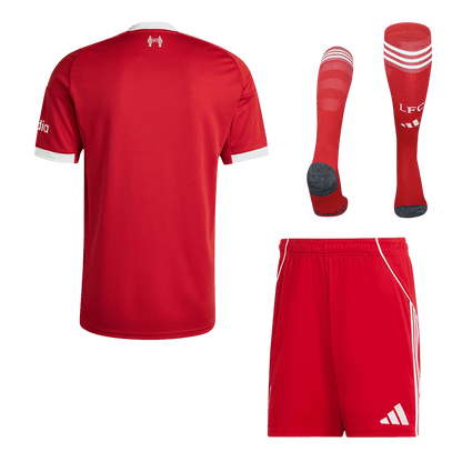 Liverpool Domicile Maillot Kit 2025/26 Rouge