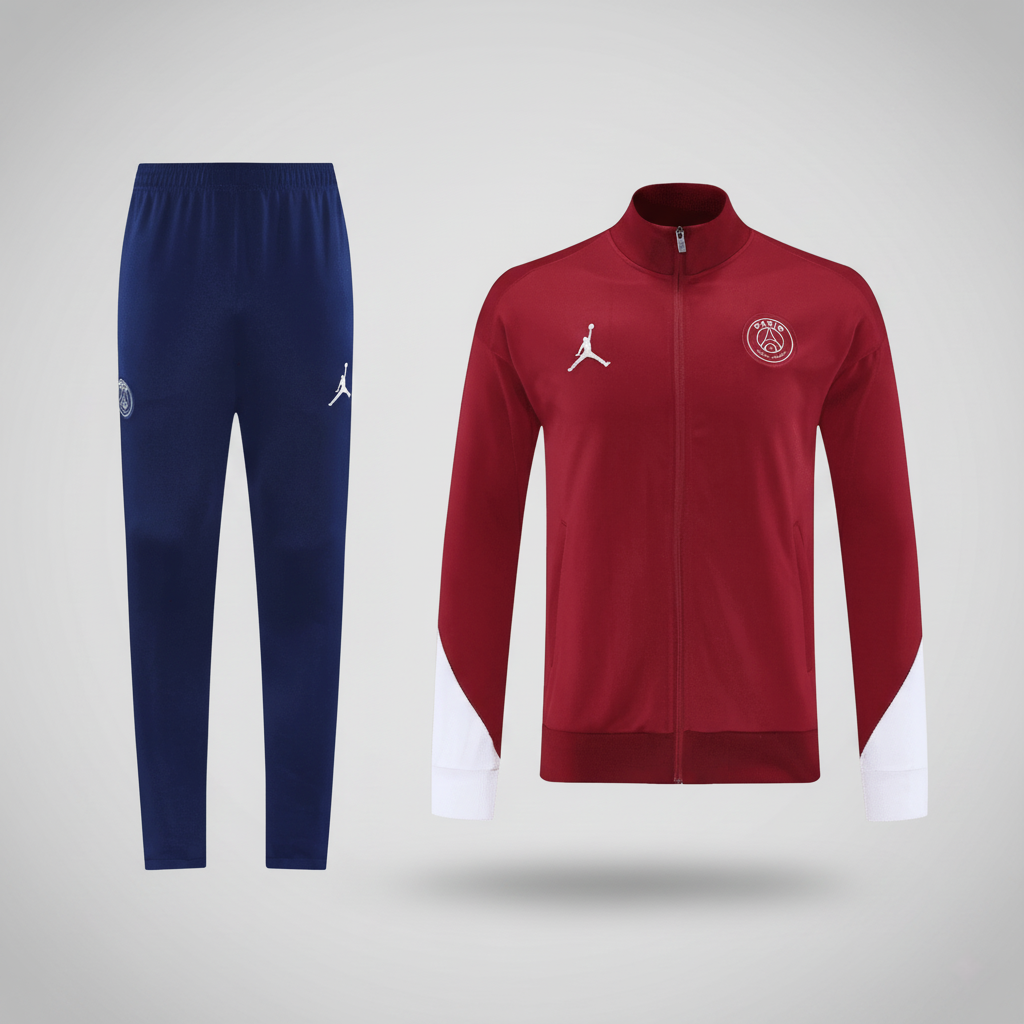 Les Parisiens Veste de Football Kit 2025/26 Rouge