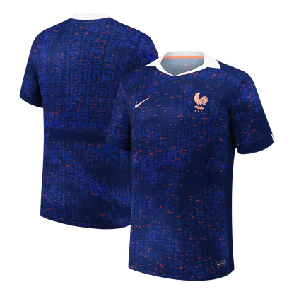 France Domicile Maillot 2025 Bleu - Euro Féminin Grande Taille