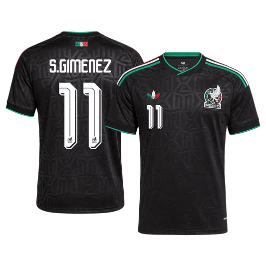 S.GIMENEZ #11 Mexique Third Maillot 2026 Noir