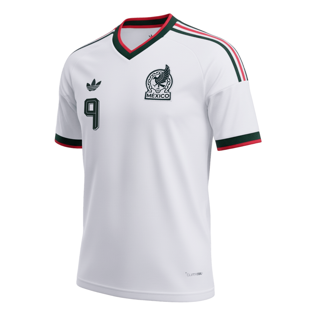 RAÚL #9 Mexique Extérieur Maillot 2026 Blanc