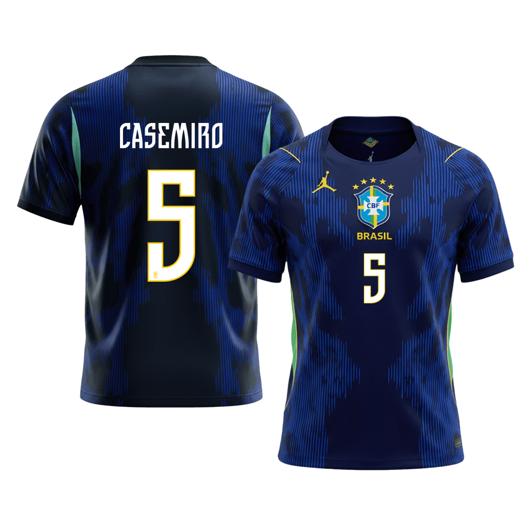 CASEMIRO #5 Brésil Extérieur Maillot 2026 Bleu marine