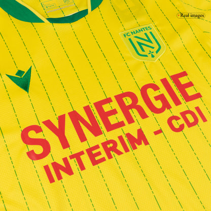 FC Nantes Domicile Maillot 2025/26 Jaune