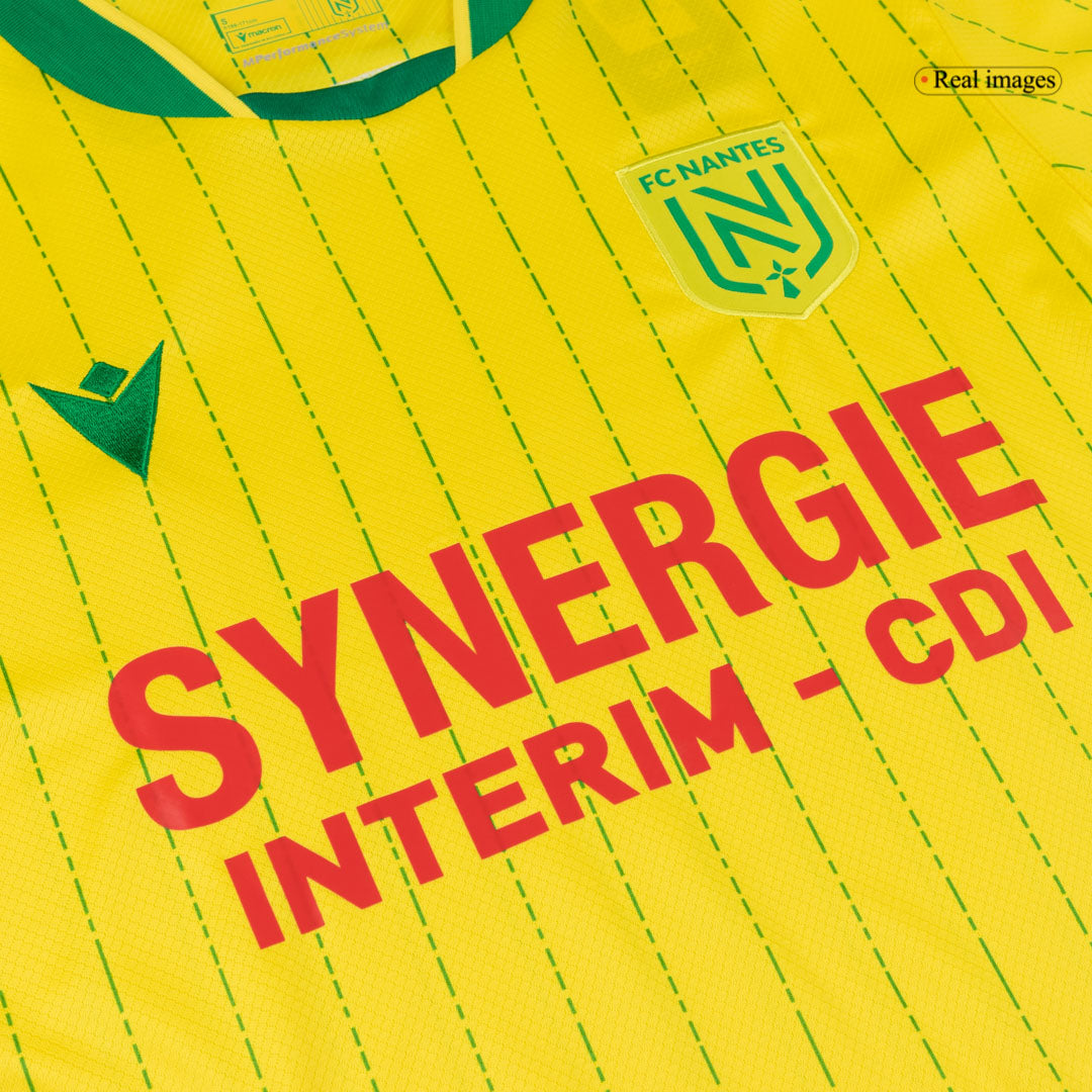 FC Nantes Domicile Maillot 2025/26 Jaune Grande Taille