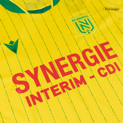 FC Nantes Domicile Maillot 2025/26 Jaune Grande Taille