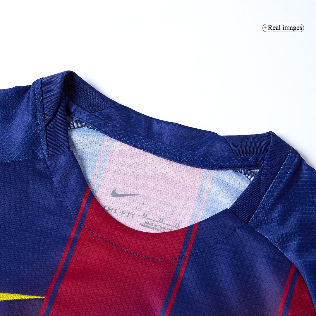 Kids Barcelone Domicile Maillot Kit 2025/26 Rouge&Bleu - Super