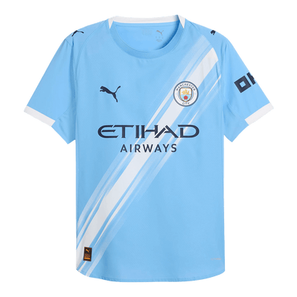 Manchester City Domicile Maillot 2025/26 Bleu Joueur