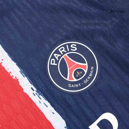 O.DEMBÉLÉ #10 Les Parisiens Domicile Maillot 2024/25 Bleu marine Joueur - UCL