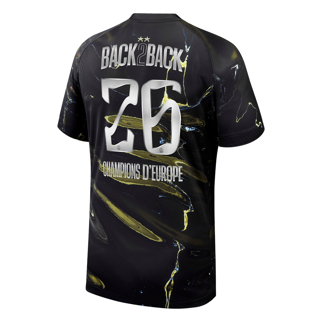 Champions of Europe #26 Les Parisiens Maillot 2025/26 Noir - CHAMPIONS OF EUROPE