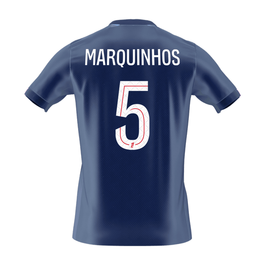 MARQUINHOS #5 Les Parisiens Domicile Maillot 2025/26 Bleu marine - Super
