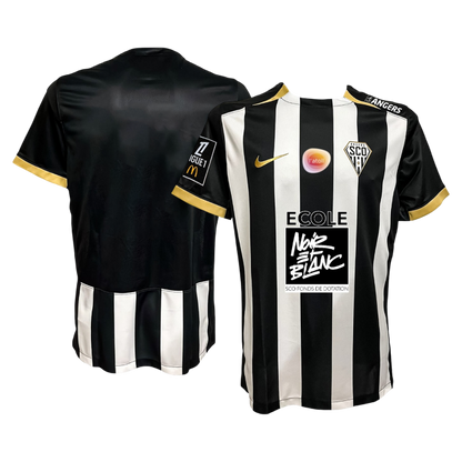 Angers SCO Domicile Maillot 2025/26 Noir&Blanc