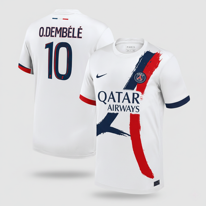 O.DEMBÉLÉ #10 Les Parisiens Extérieur Maillot 2024/25 Blanc