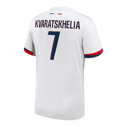 KVARATSKHELIA #7 Les Parisiens Extérieur Maillot 2024/25 Blanc
