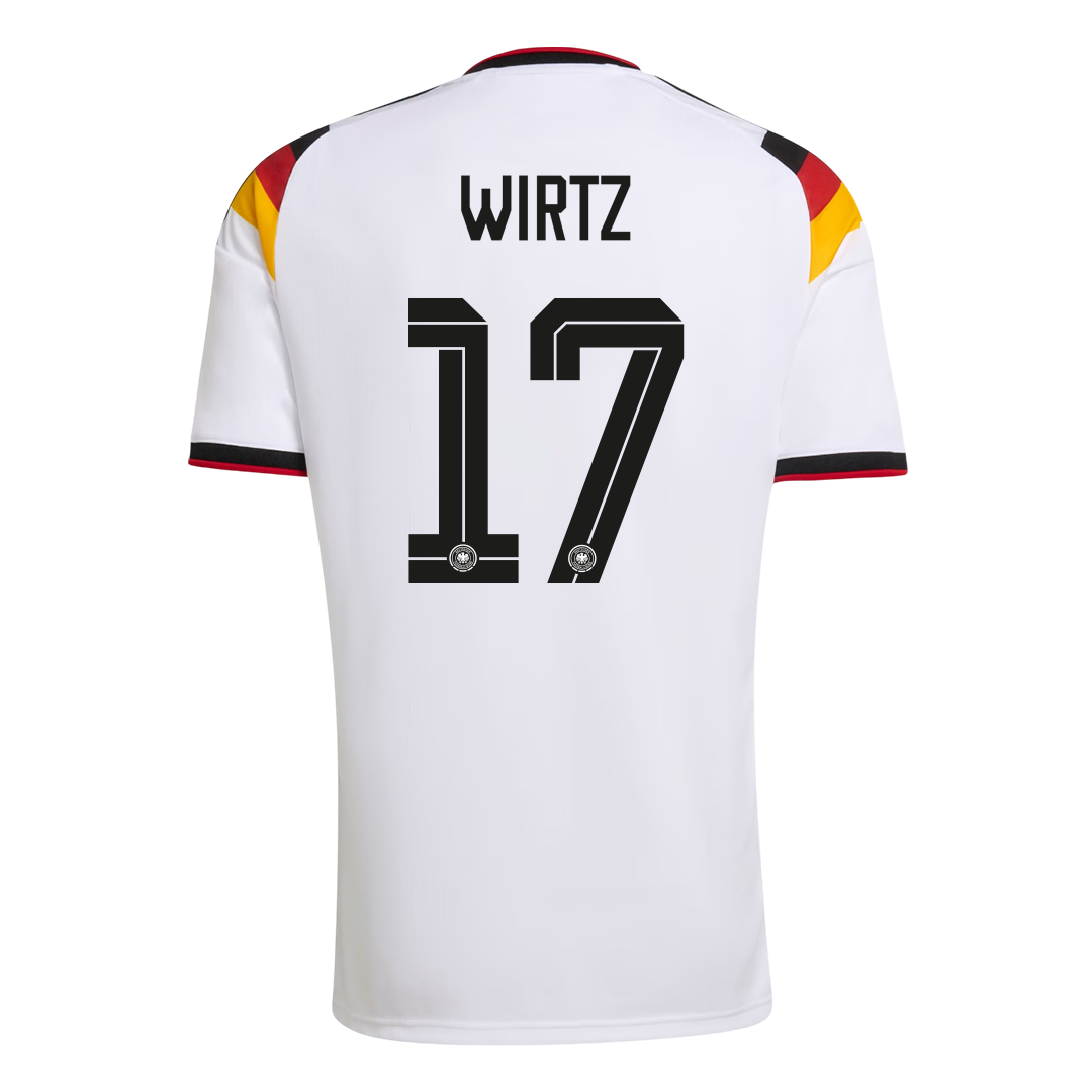 WIRTZ #17 Allemagne Domicile Maillot 2026 Blanc