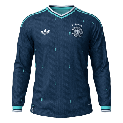Allemagne Extérieur Maillot Manches Longues 2026 Bleu marine