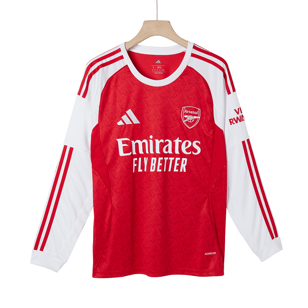 Arsenal Domicile Maillot Manches Longues 2025/26 Rouge