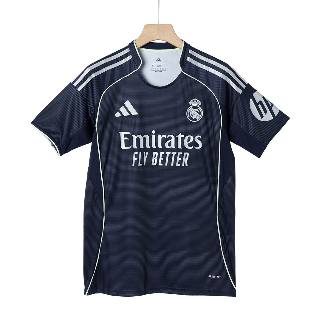 MBAPPÉ #9 Real Madrid Extérieur Maillot 2025/26 Bleu marine - Super