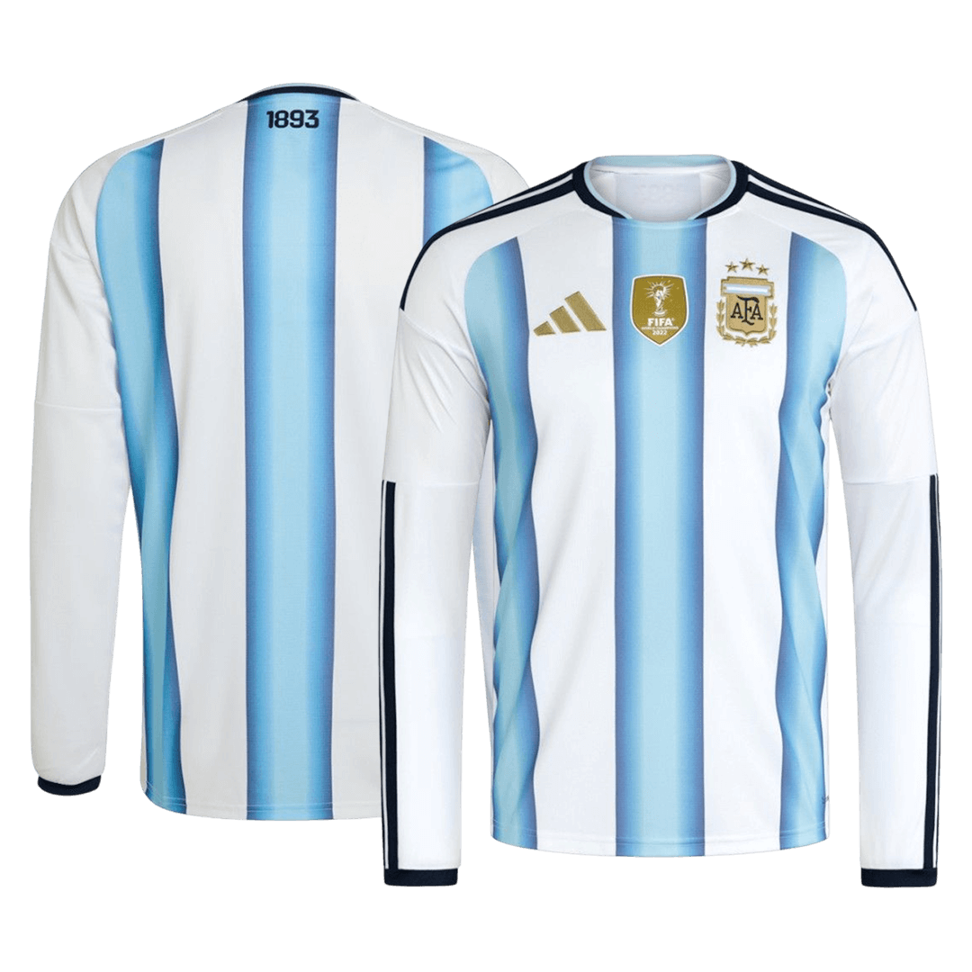 Argentine Domicile Maillot Manches Longues 2026 Blue&White