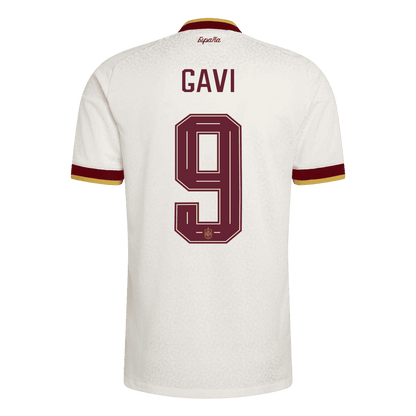 GAVI #9 Espagne Extérieur Maillot 2026 Blanc Joueur
