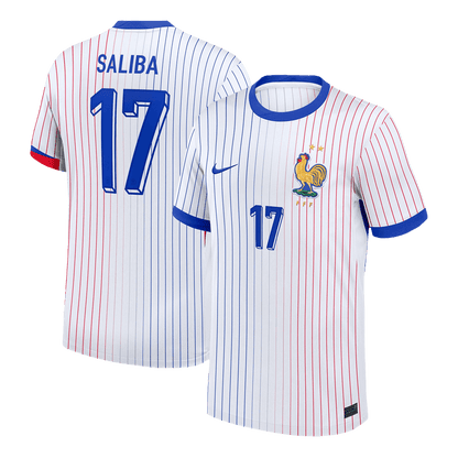 SALIBA #17 France Extérieur Maillot 2024 Blanc