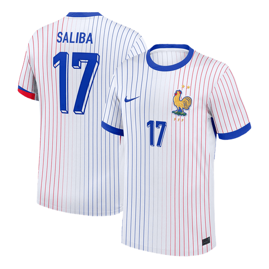 SALIBA #17 France Extérieur Maillot 2024 Blanc