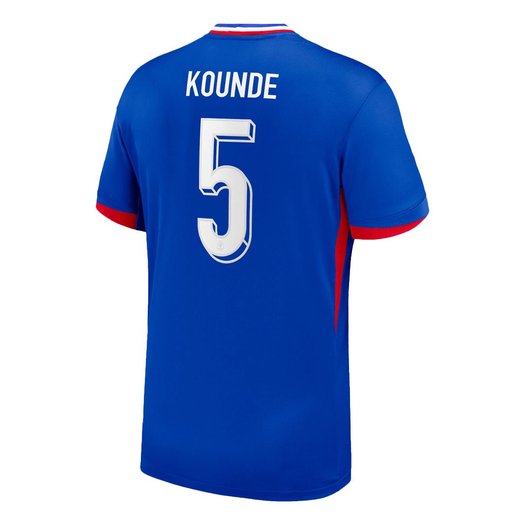KOUNDE #5 France Domicile Maillot 2024 Bleu