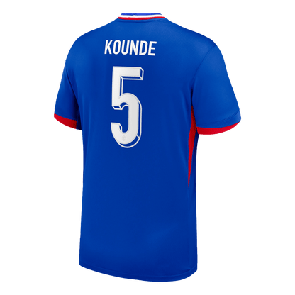 KOUNDE #5 France Domicile Maillot 2024 Bleu