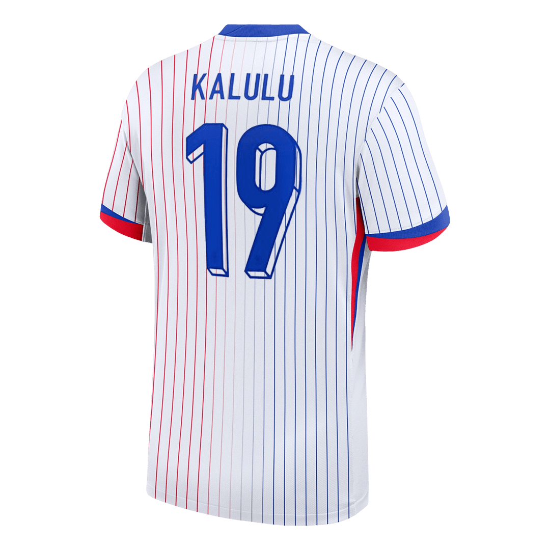 KALULU #19 France Extérieur Maillot 2024 Blanc