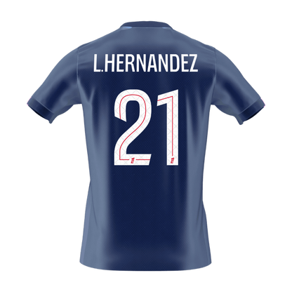 L.HERNANDEZ #21 Les Parisiens Domicile Maillot 2025/26 Bleu marine - Super