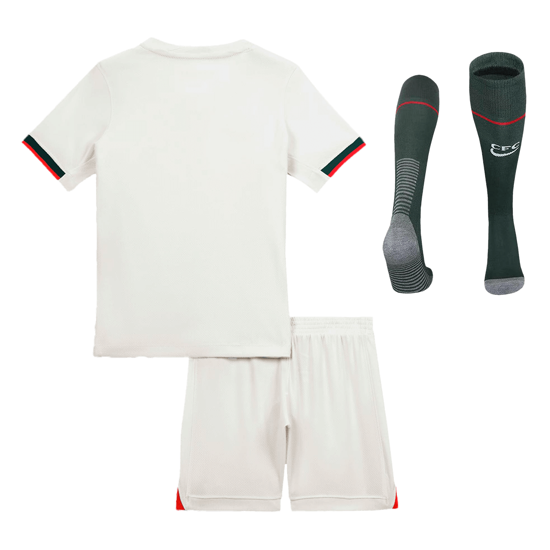 Chelsea Extérieur Maillot Kit 2025/26 Enfant Blanc