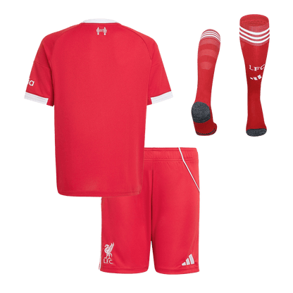 Liverpool Domicile Maillot Kit 2025/26 Enfant Rouge
