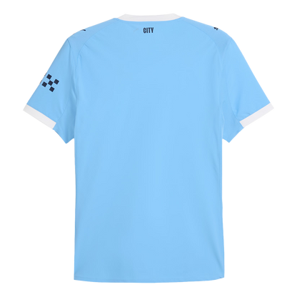 Manchester City Domicile Maillot 2025/26 Bleu Joueur