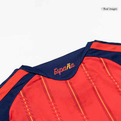 Espagne Domicile Maillot Kit 2026 Enfant Rouge