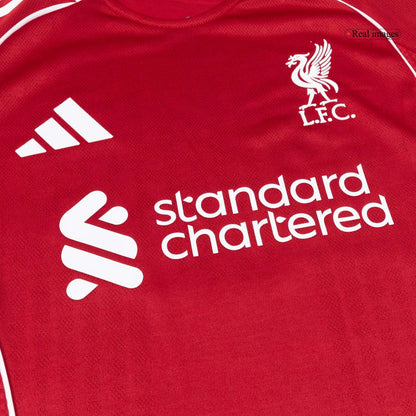 Liverpool Domicile Maillot 2025/26 Rouge Joueur