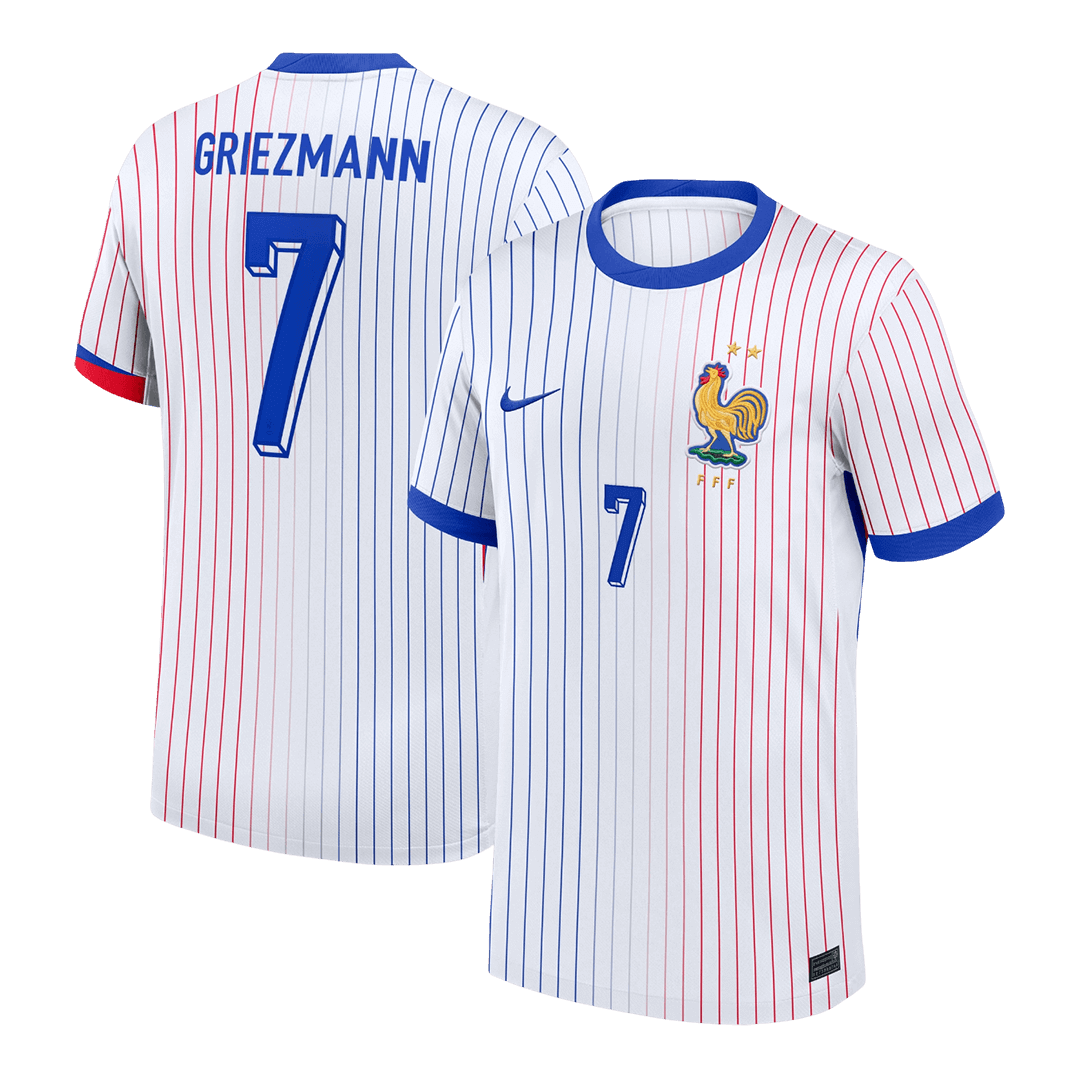 GRIEZMANN #7 France Extérieur Maillot 2024 Blanc