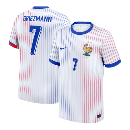 GRIEZMANN #7 France Extérieur Maillot 2024 Blanc