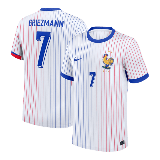 GRIEZMANN #7 France Extérieur Maillot 2024 Blanc